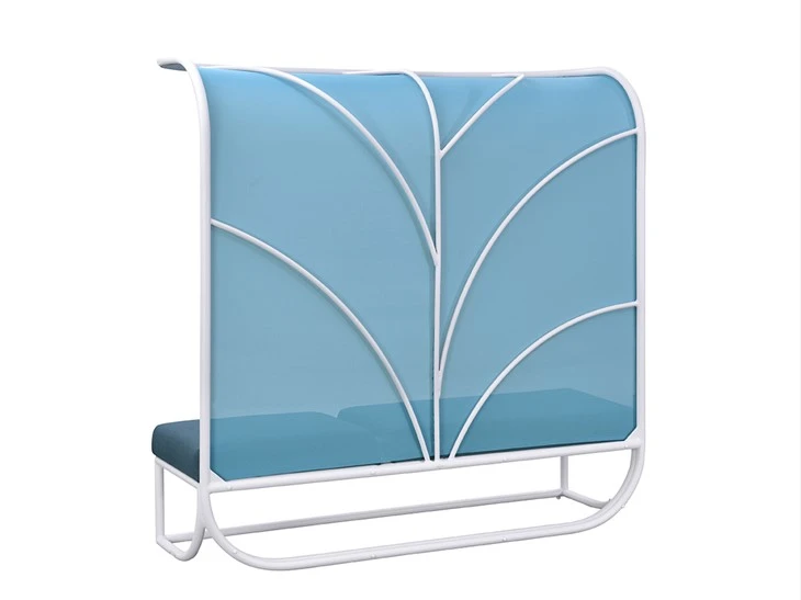 Swimming Pool Resin Chaise Lounge Blue